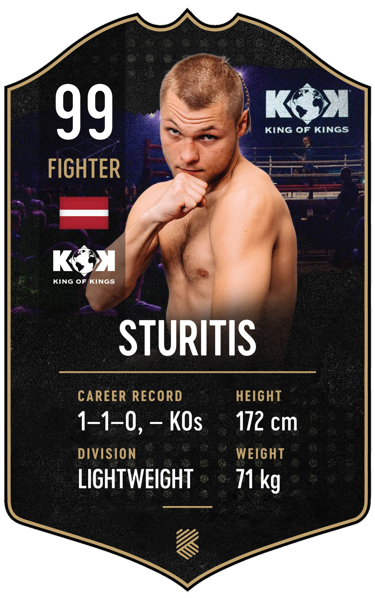 Sturitis – King of Kings S24/25 fighter card