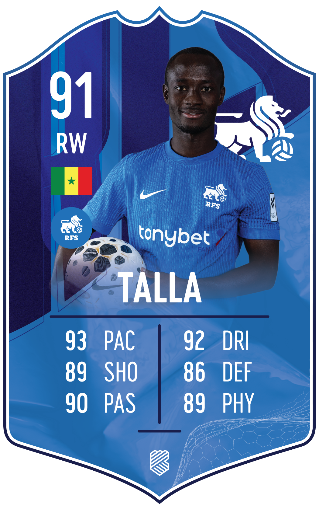 Talla – FK RFS S25/26 card