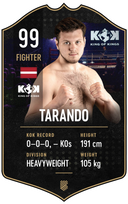 Tarando – King of Kings S24/25 fighter card