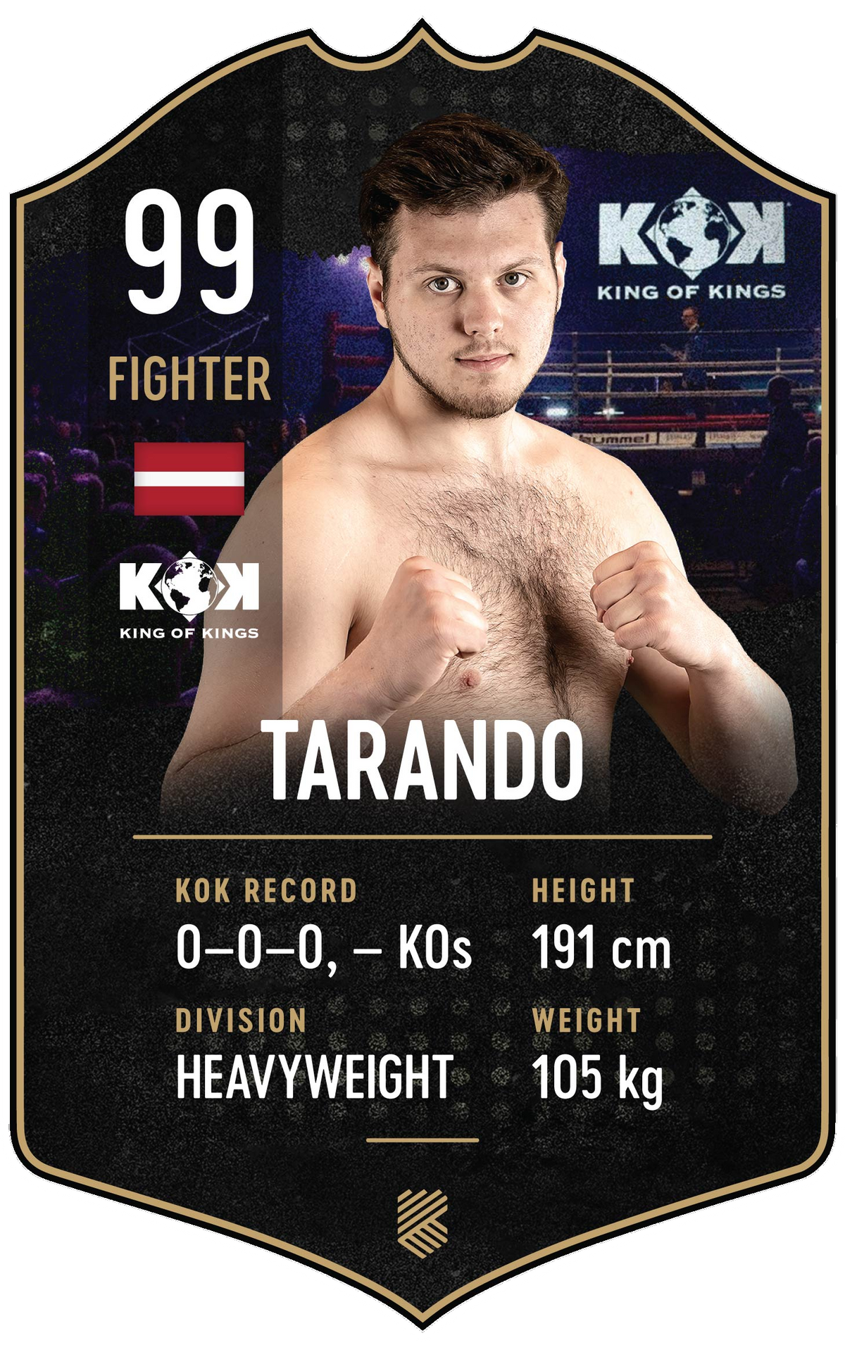 Tarando – King of Kings S24/25 fighter card