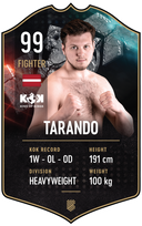 Tarando – King of Kings S25/26 fighter card