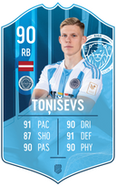 Maksims Toņiševs – Riga FC S25/26 card