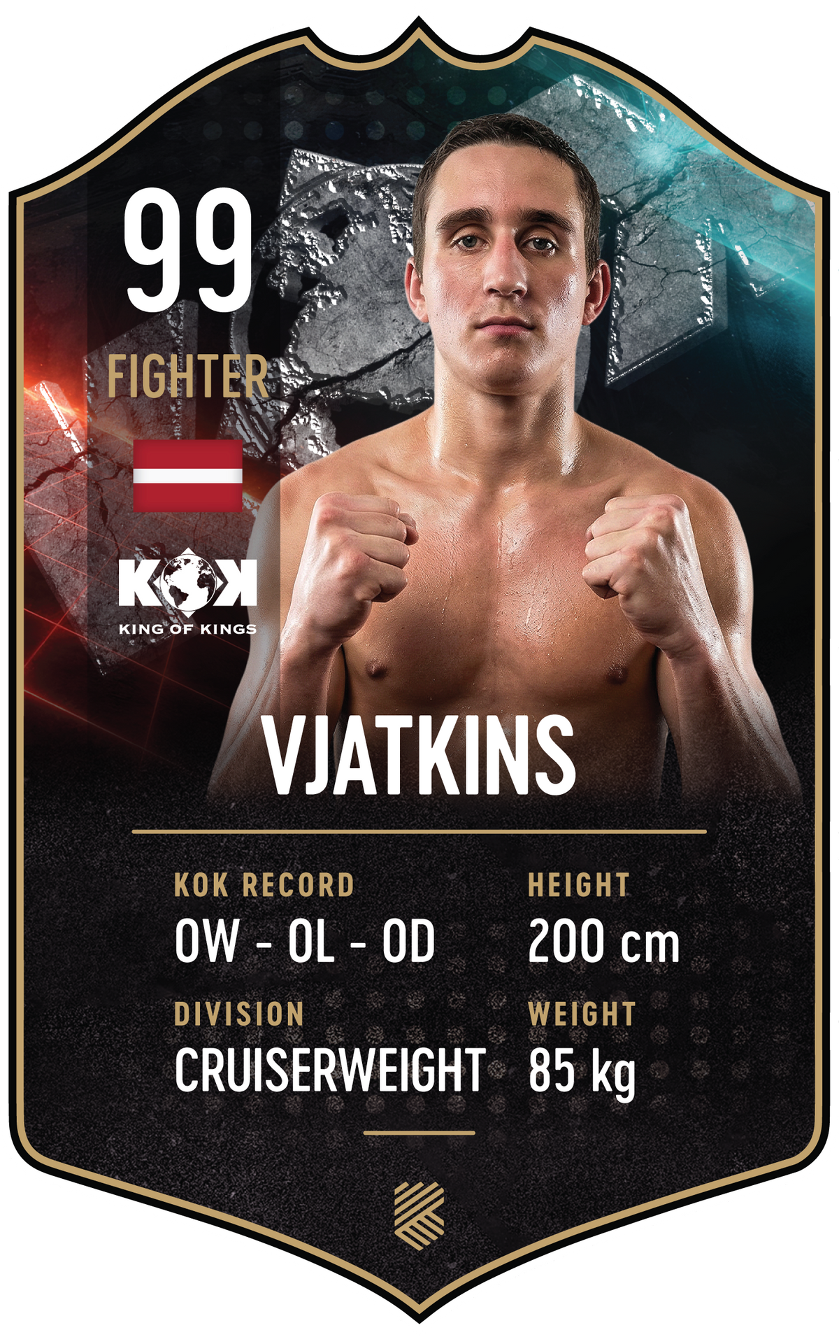 Vjatkins – King of Kings S25/26 fighter card