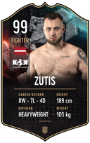 Zutis – King of Kings S25/26 fighter card
