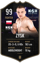 Zysk – King of Kings S24/25 fighter card