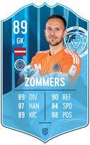 Kristaps Zommers – Riga FC S25/26 card