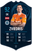 Krišjānis Zviedris – Riga FC 2025 card